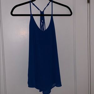 Blue tank top